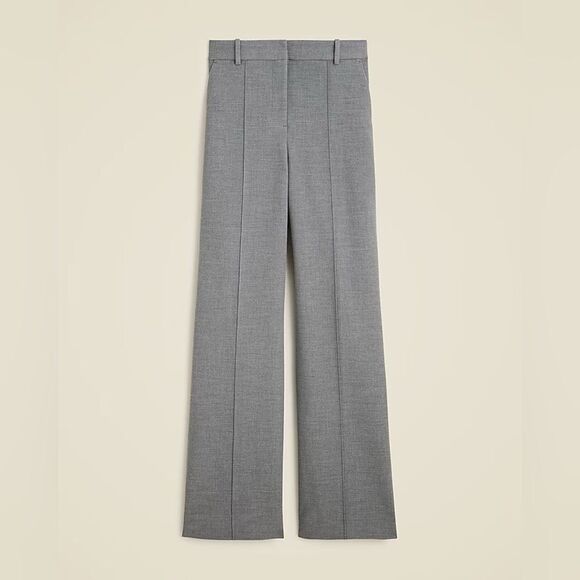 NWT J CREW Petite cropped Natalia pant in four-season stretch in grey - Picture 7 of 9